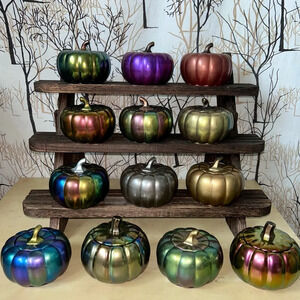 Handmade Pumpkin Jars | Resin Pumpkin | Fall Decorations